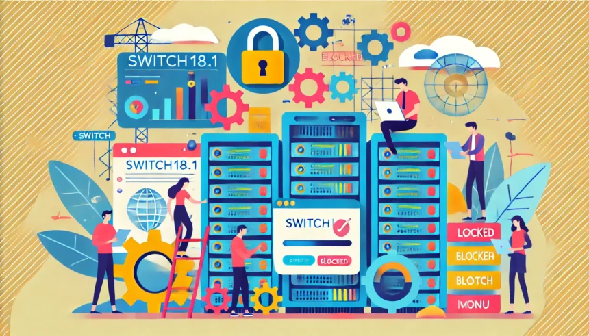 switch18.1 系统不能下拉菜单