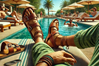 Leather Fisherman Sandals for Men