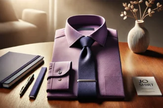 Purple Shirt and Tie for a Job Interview